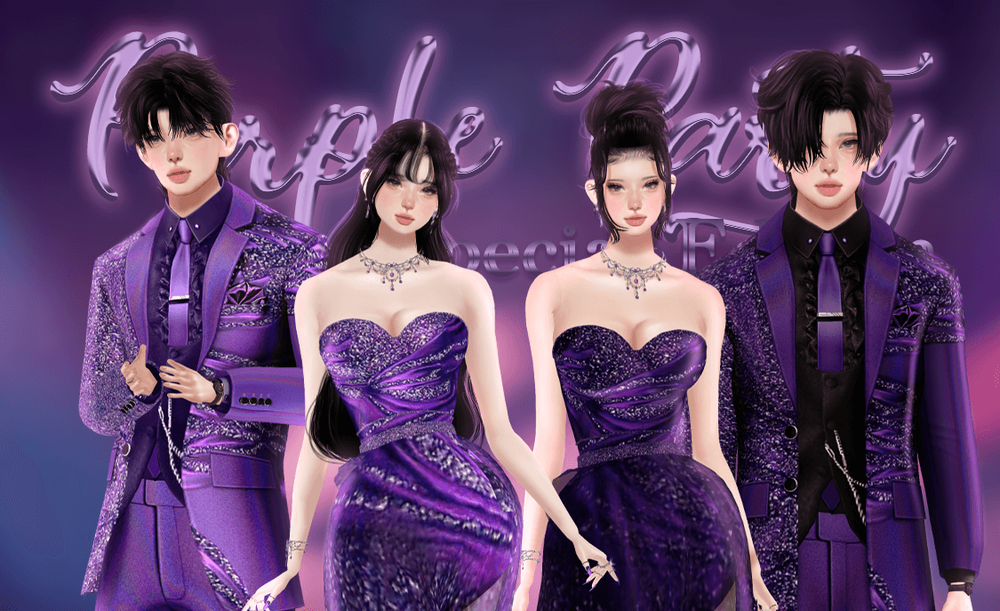 PURPLE PARTY by Meichu